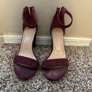 Burgundy Heels
